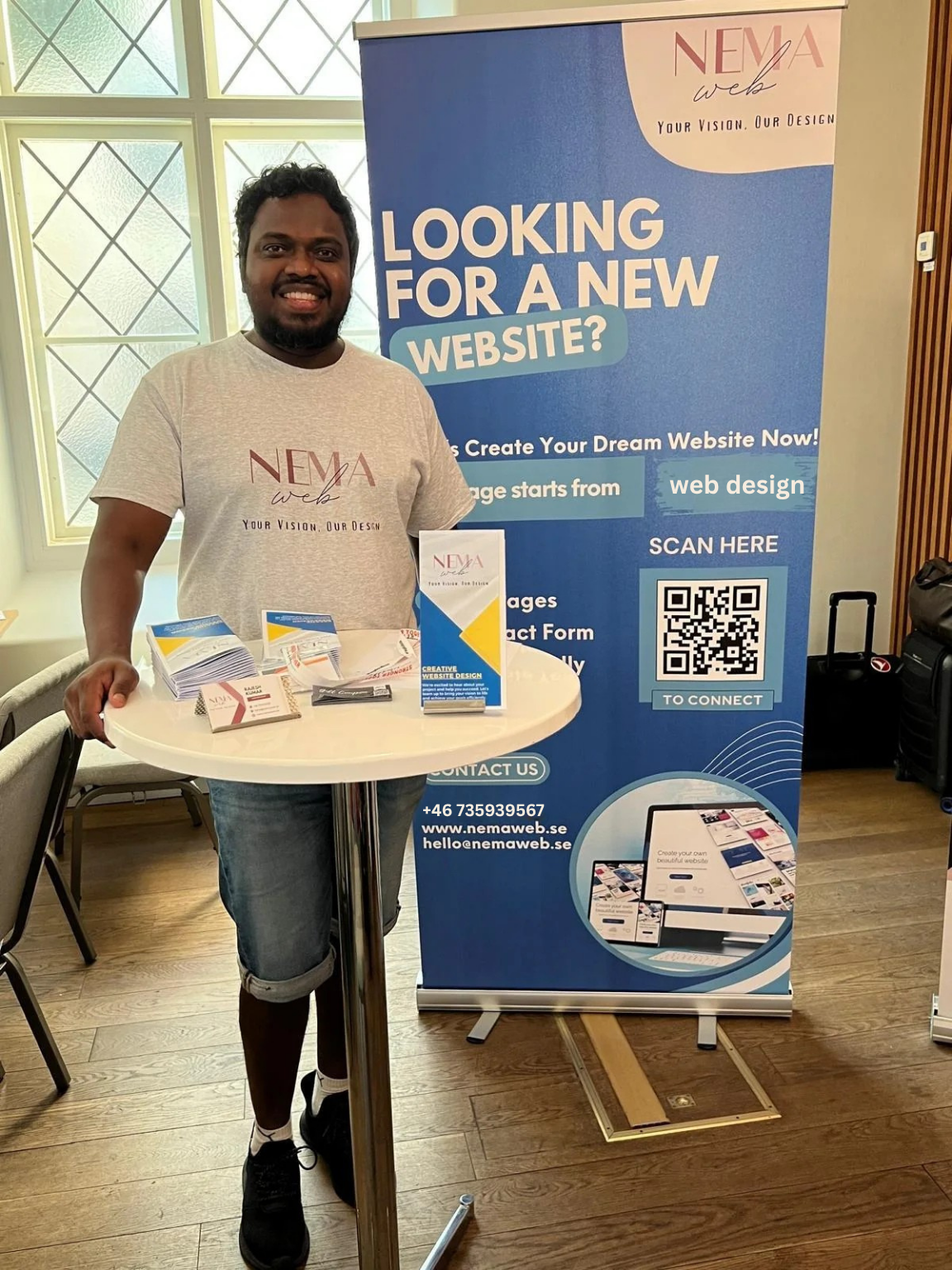 Rajesh Kumar, grundare av Nema Web